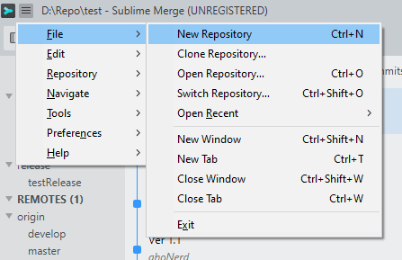 sublime merge clond repository
